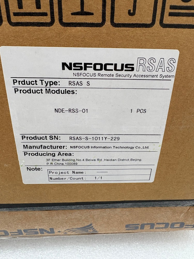 NSFOCUS WAF NX3-P6000A Next-Generation Web Application Firewall Appliance