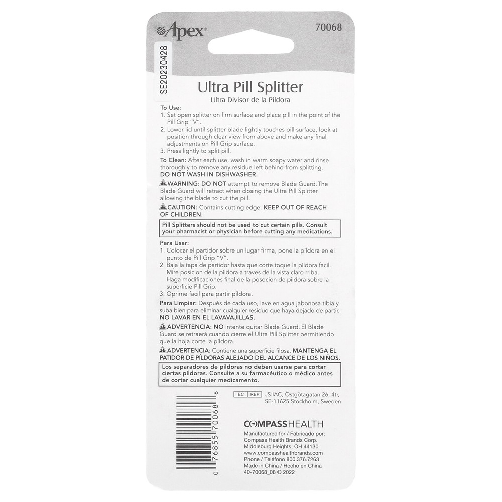 Ultra Pill Splitter, 1 Count