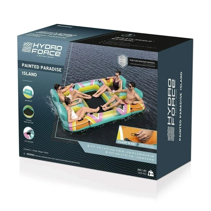 Hydro Force 4-Person Inflatable Island