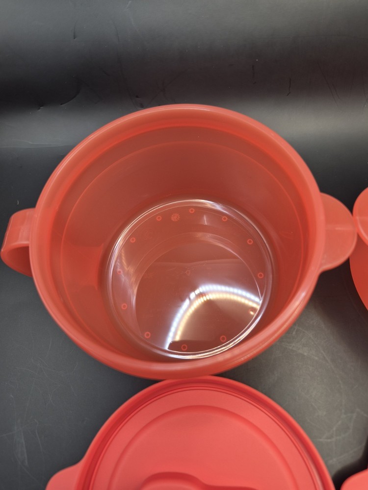 Tupperware CrystalWave Plus Soup Mugs