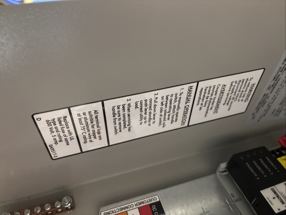 Honeywell Sync Smart Switch Automatic Transfer Switch Generator