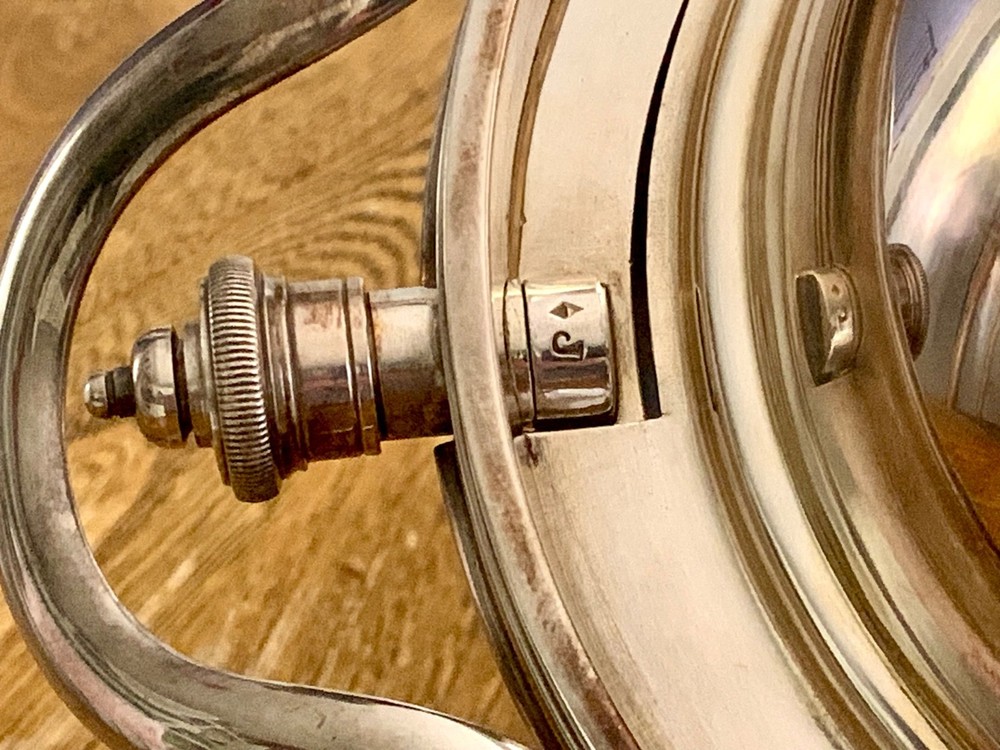 Goldsmiths & Silversmiths Silver-Plate Rotating Dome Server Regent Plate