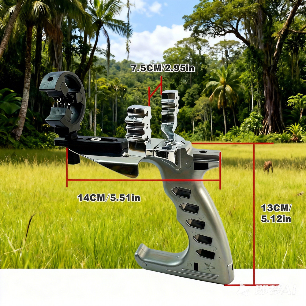 Multi-Function Slingshot Arrow Launcher Survival Backyard Target Practice Kit