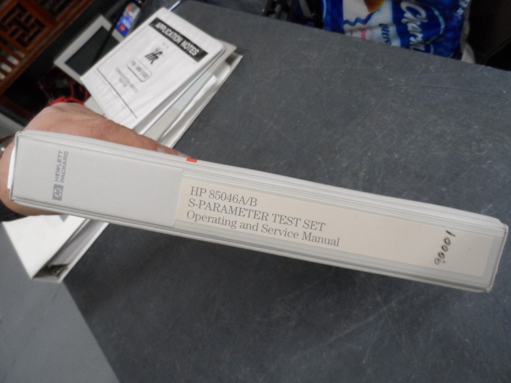 HP 85046A/B S-PARAMETER TEST SET OPERATING AND SERVICE MANUAL