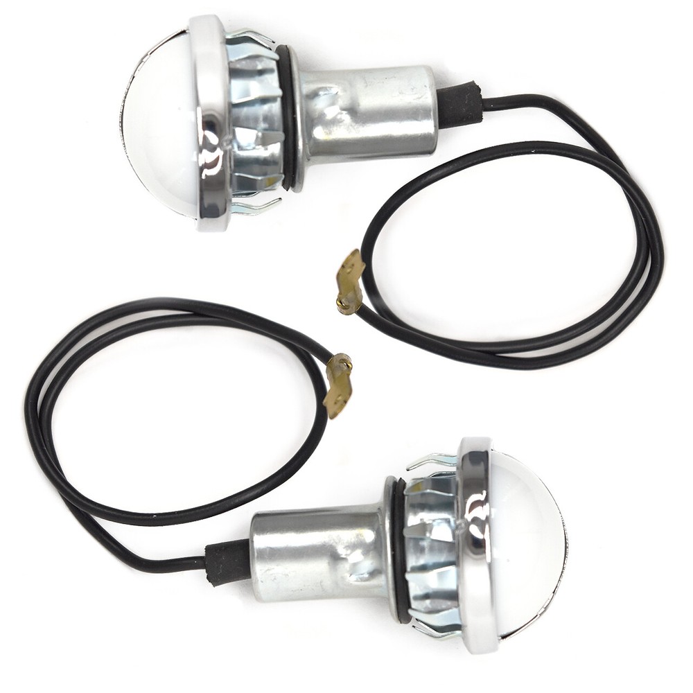 License Plate Light Assembly PAIR 1964-1967 Econoline Van