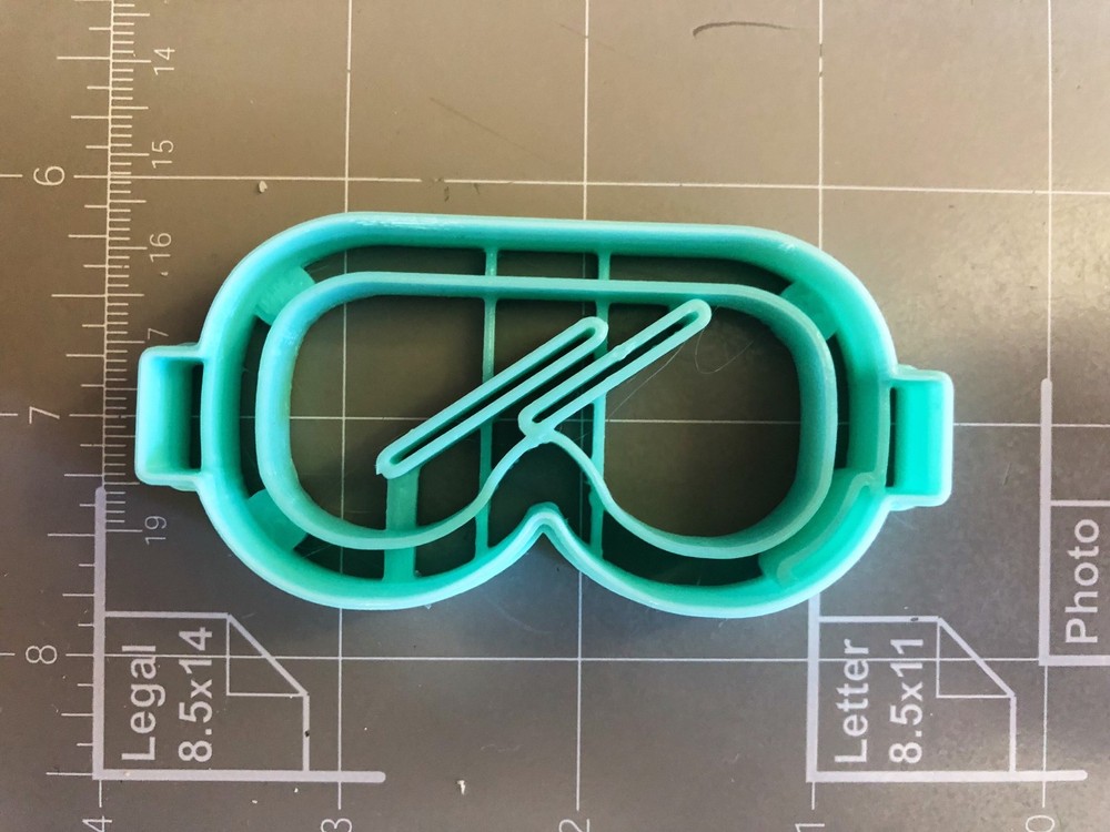 Snorkeling Goggles Cookie Cutter - Choose Your Size