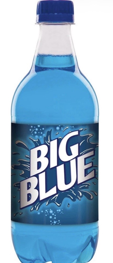 Big Blue Soda 20 oz Bottles  FREE SHIPPING SELECT QUANTITY