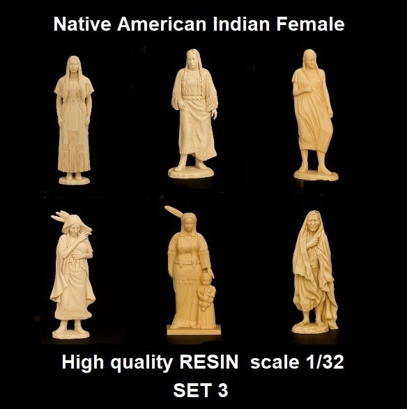 FIERDAN Indians  Scale 1:32 set 3