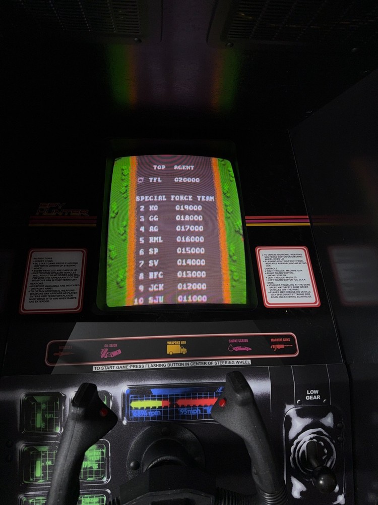 1983 Spy Hunter Arcade Machine