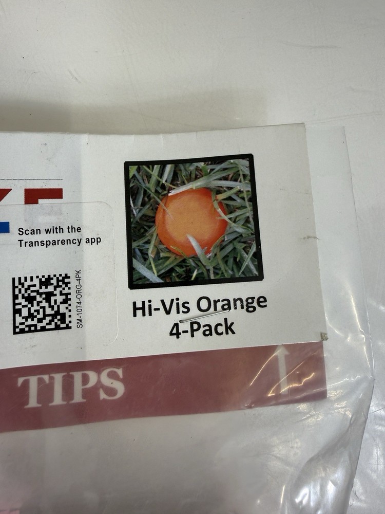 Low Profile Survey Stakes Hi-Vis Orange - 4 Pack