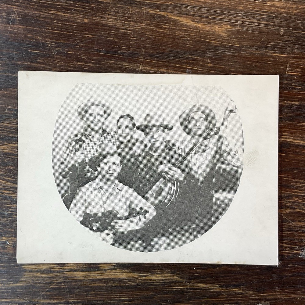 Bluegrass Band Photo Postcard