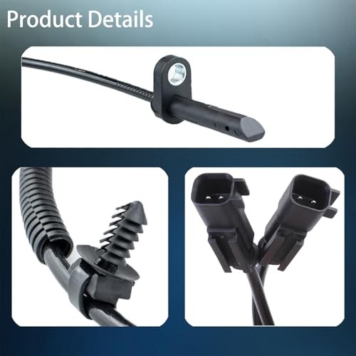 2 Pcs ABS Wheel Speed Sensor Front Left/Right Compatible with 2010-2017 Buick