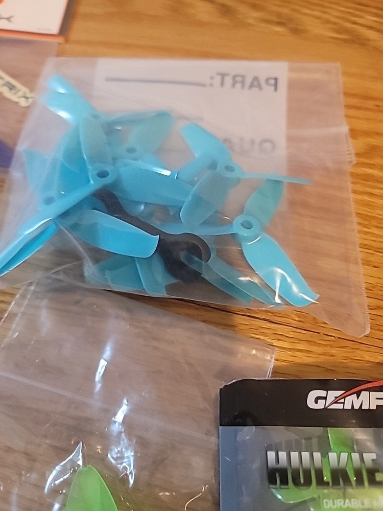 Quadcopter Props Three Different Sizes