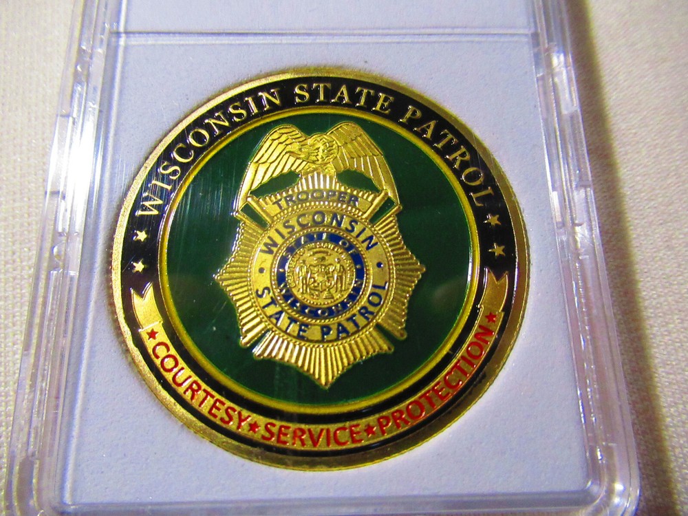 WISCONSIN STATE PATROL Challenge Coin