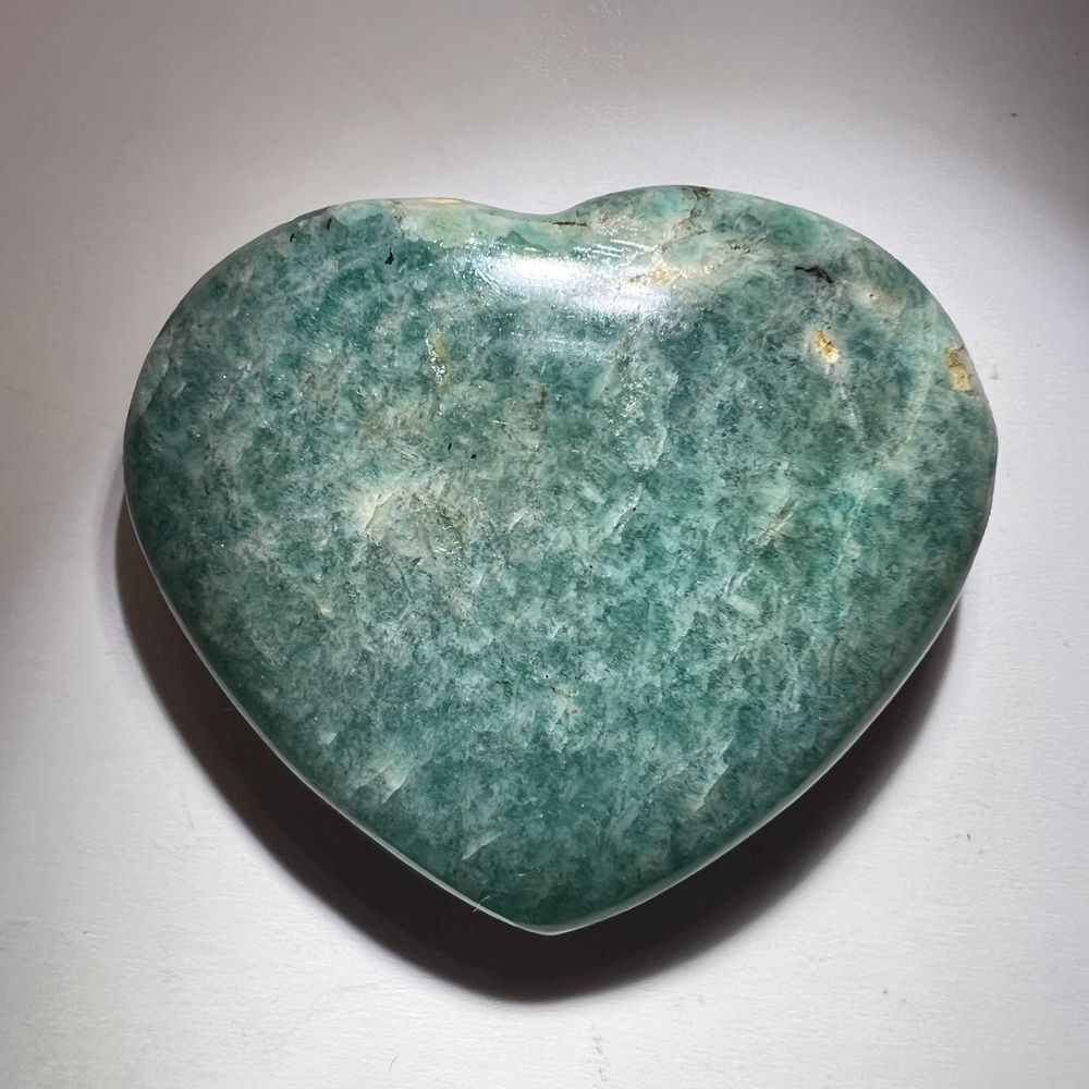 Amazonite Heart Carving (4)