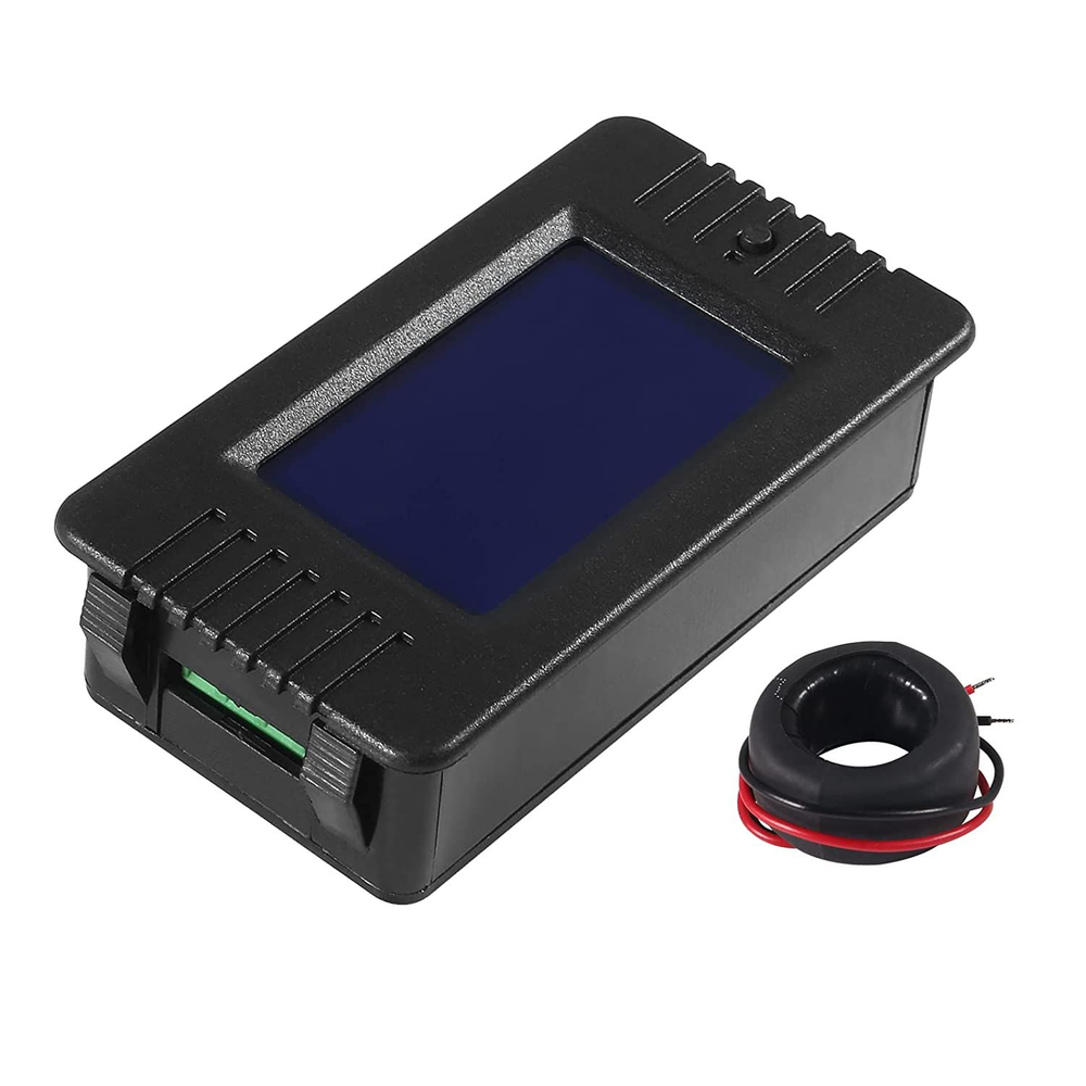 AC Digital Meter, 80-260V 100A LCD Display Current Voltage Power...