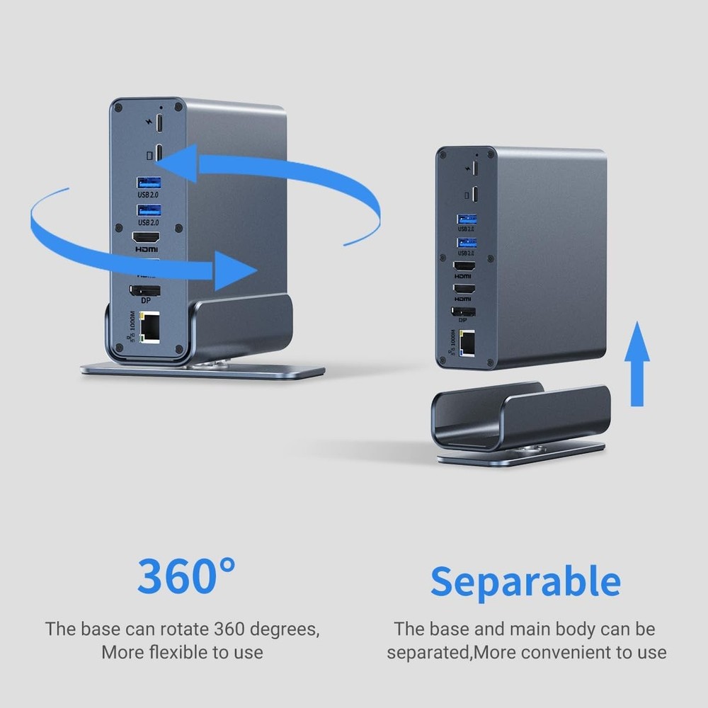 USB C Dock Acer Laptop Triple Display Hub