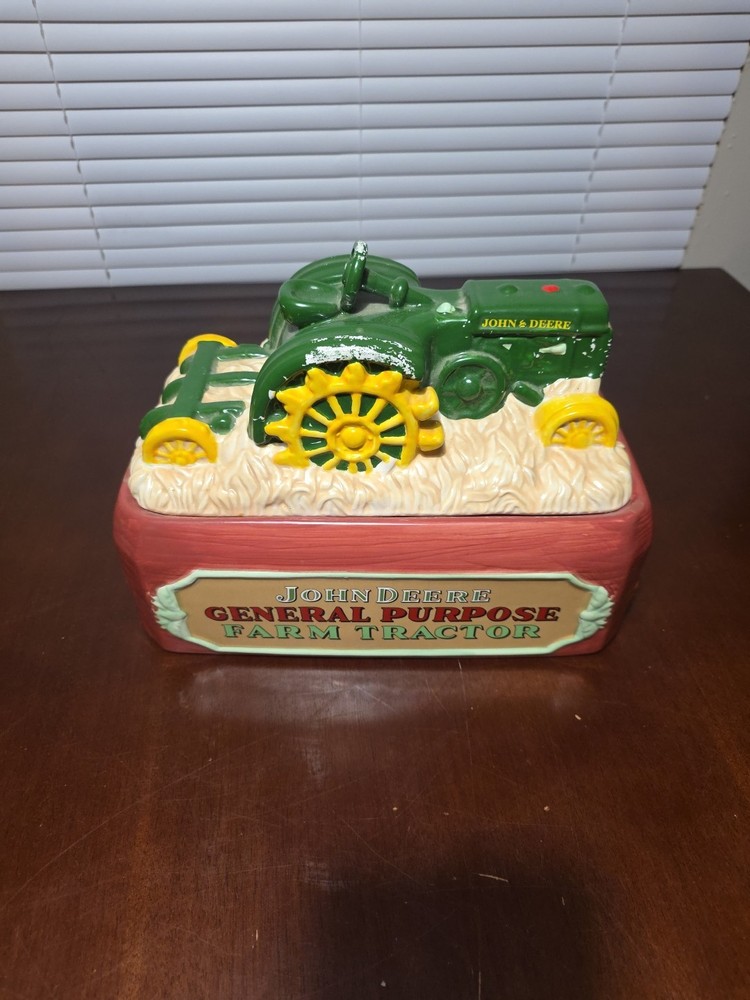 Vintage John Deere Ceramic Model D Cookie Jar