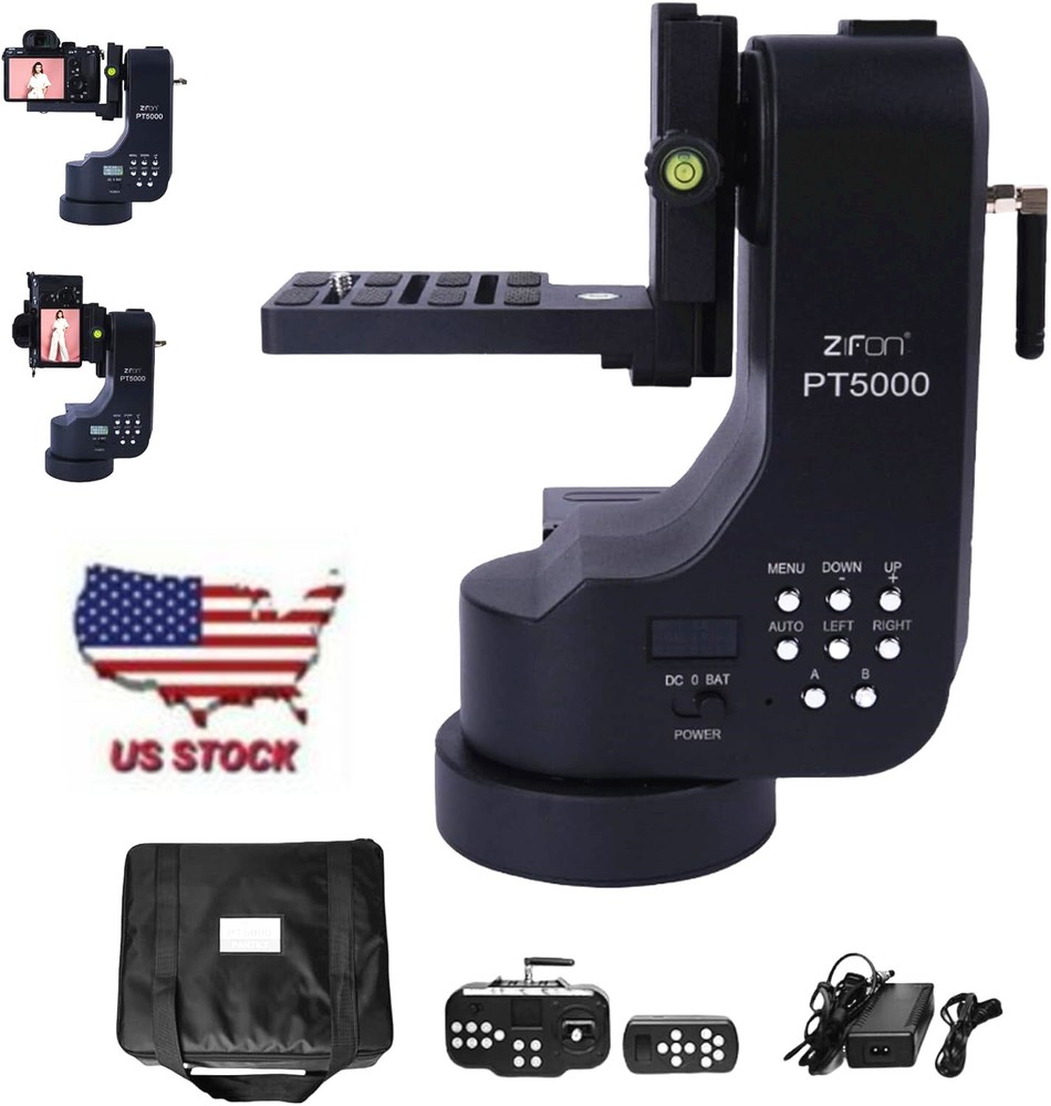 ZIFON PT5000 360 Auto Motorized Rotating Panoramic Head Stabilizer Camera DSLR