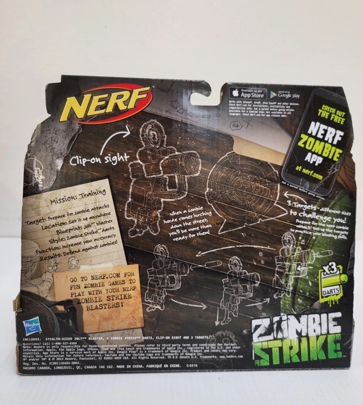 Hasbro Nerf Zombie Strike Target Set - 8 Piece Set