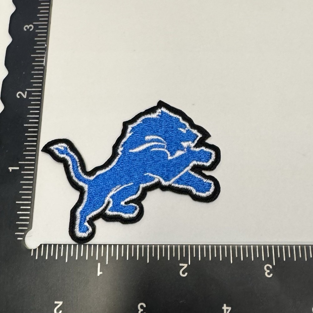 Detroit Lions iron on patch in