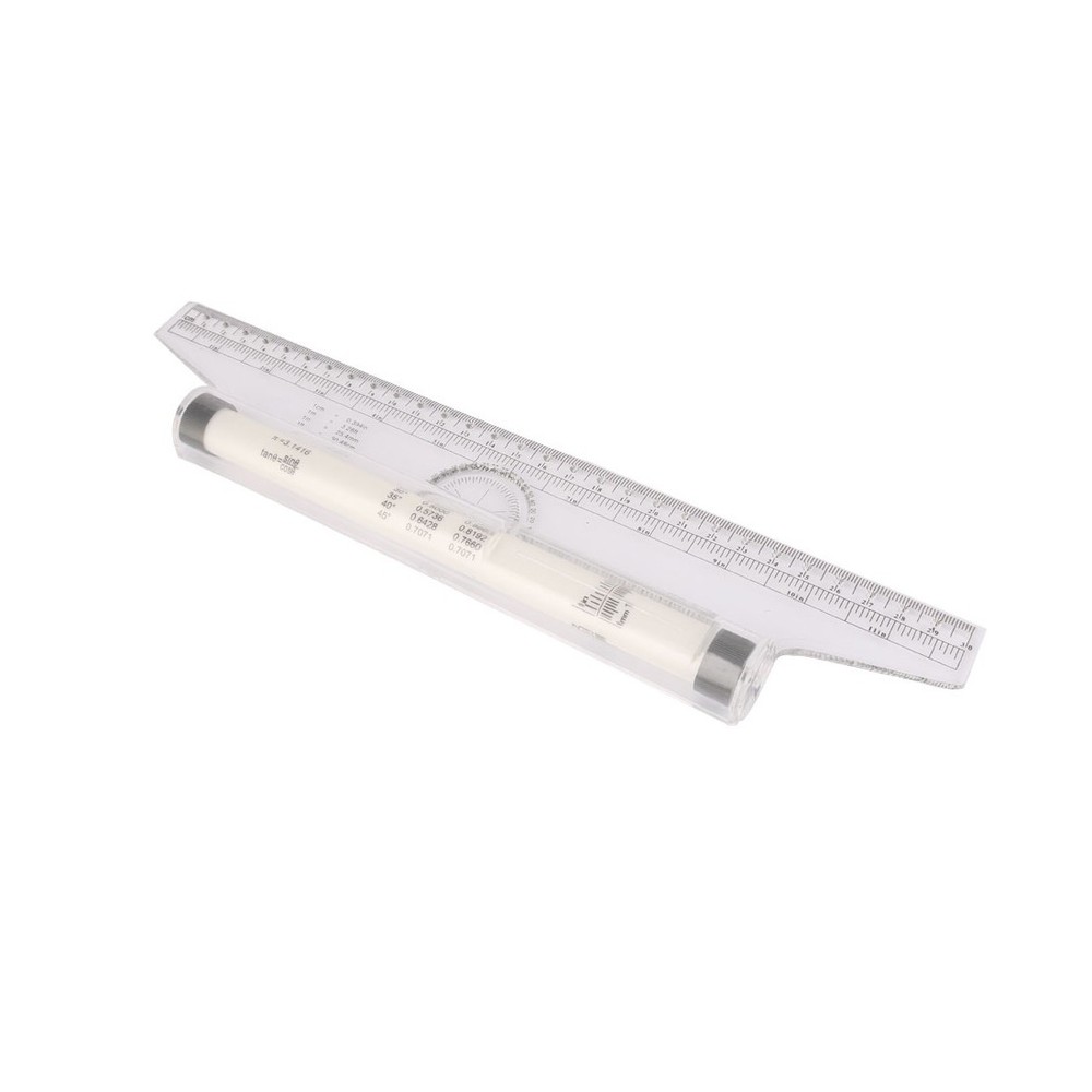 12 Inch Enginering Architect Metric Parallel Drafting Drawing Rolling Ruler 2pcs