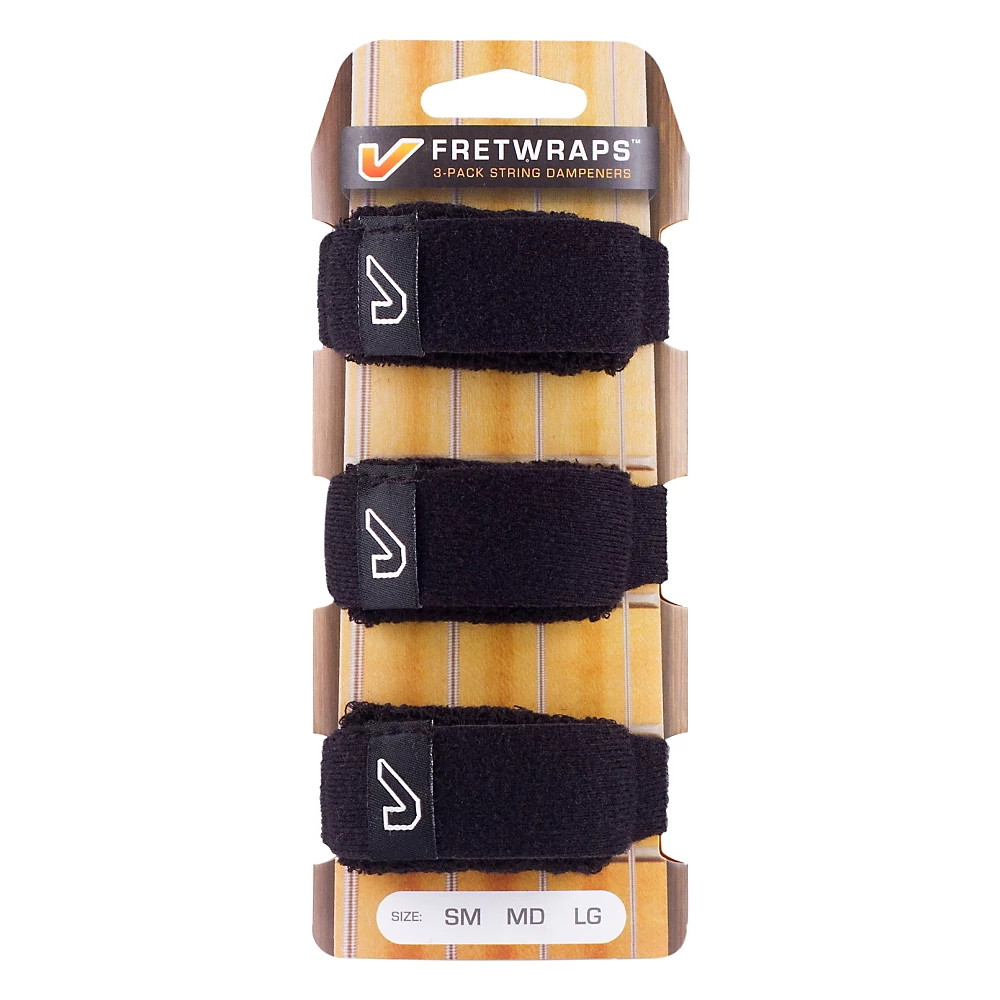 Gruv Gear FretWraps String Muters (3-Pack) Medium Black