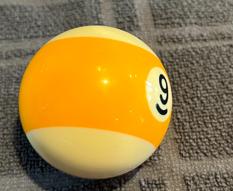 Replacement #9 Billiard Pool Ball 2 1/4" Diameter