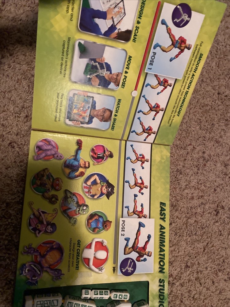 Zu3D Complete Stop Motion Animation Kit Plus Crayola Easy Animation Studio