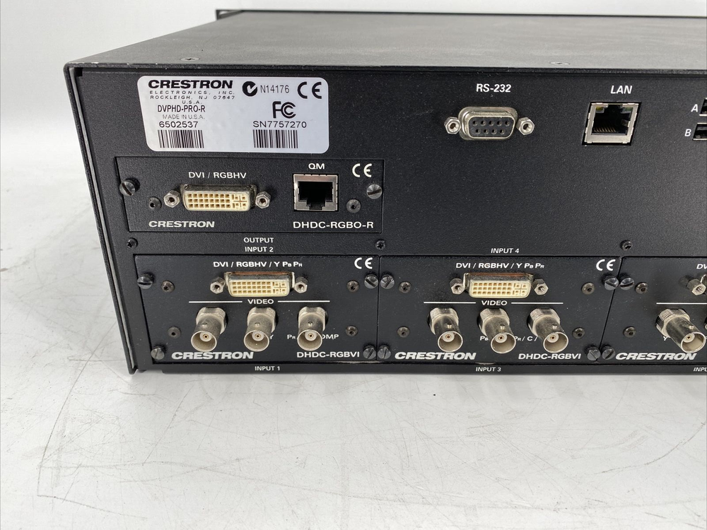Crestron DVPHD-PRO Digital Video Processor W/ Mem Card No Power AS-IS EB-11227