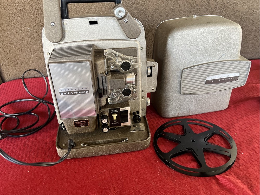 Bell & Howell Autoload 8MM Movie Projector Design 266A