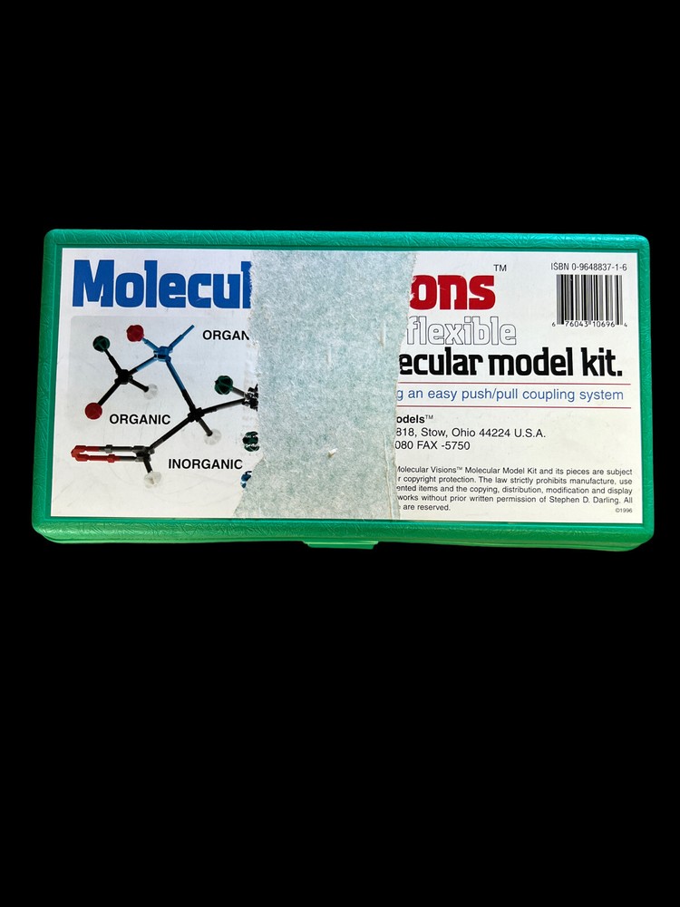 Molecular Visions The  Flexible Molecular Model Kit Chemistry Tutor Study Aid
