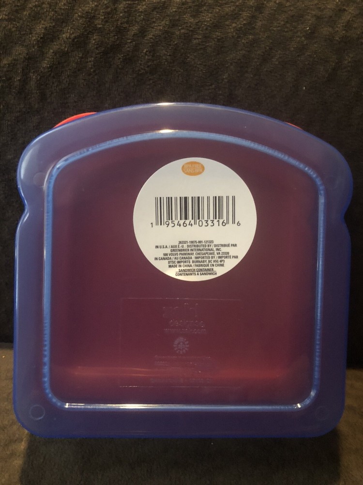 Marvel Spidey Sandwich Container New Spiderman