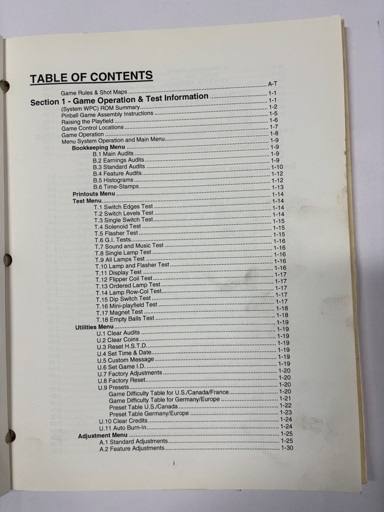 ORIGINAL-BALLY-THE SHADOW-OPERATIONS MANUAL