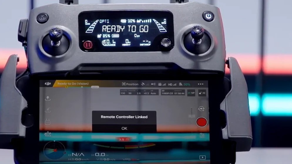 Original DJI Mavic 2 Remote Controller for Mavic 2 Pro/Zoom RC Drone Control
