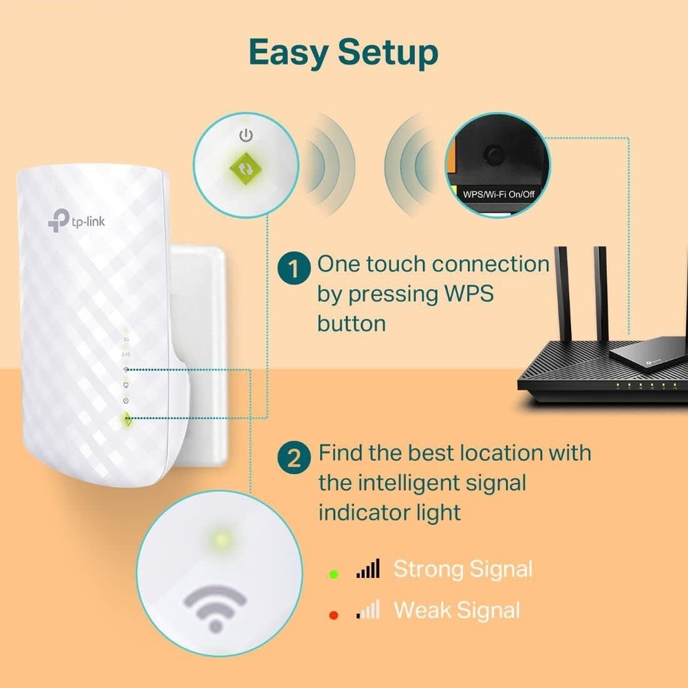 TP-LINK AC750 750Mbps WiFi Range Extender