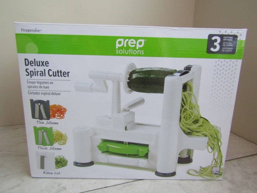 Prep Solutions Deluxe Spiral Cutter 3 Options Quick & Easy In Box