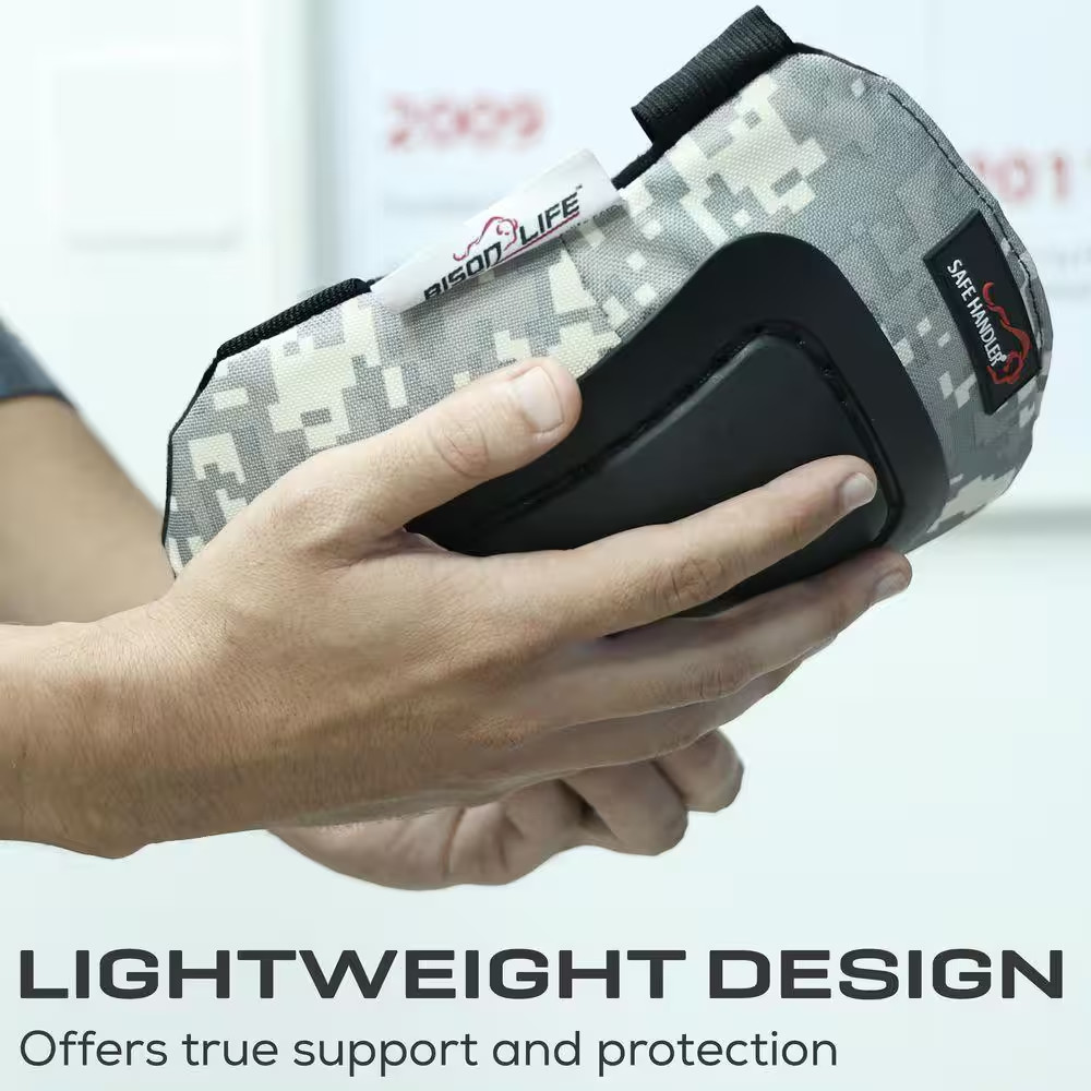 Camouflage Multi-Purpose Knee Pads with Soft Foam Padding, TPR Cap and Adjustabl