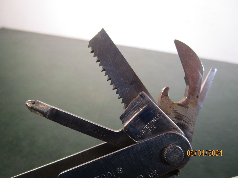 Vintage Leatherman USA Super Tool Multi Tool Broken Blades