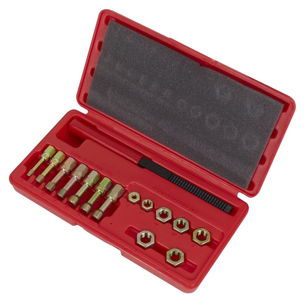 Sealey Re-Threader Kit 15pc Metric AK310