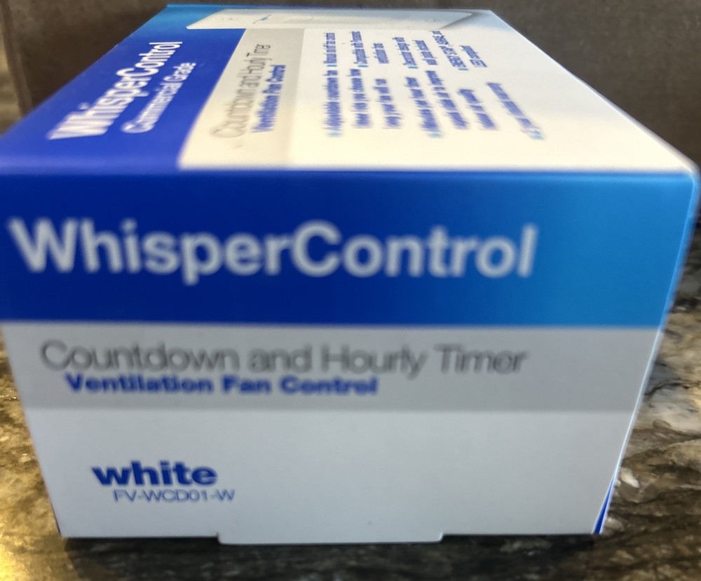 Panasonic FV-WCD01-W Whisper Control Timer On/Off Wall Control - White