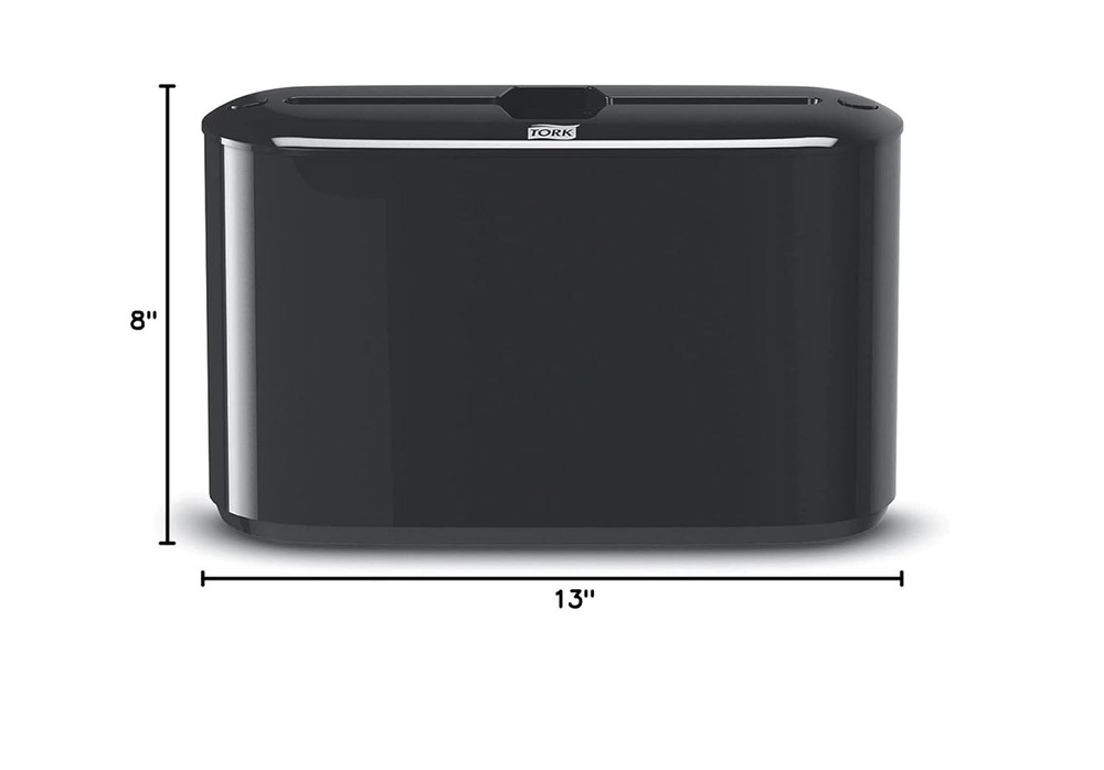 Xpress Paper Towel Dispenser, Black, Single-Dispensing, Compatible with H2 Refil