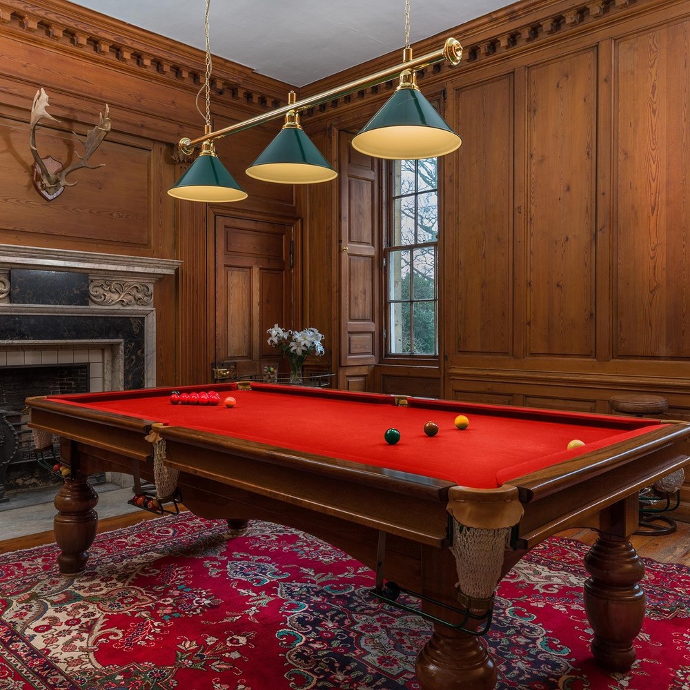 Wool Blend Billiard Cloth Pool Table Felt for 7' 8' 9' Pool 7ft Red