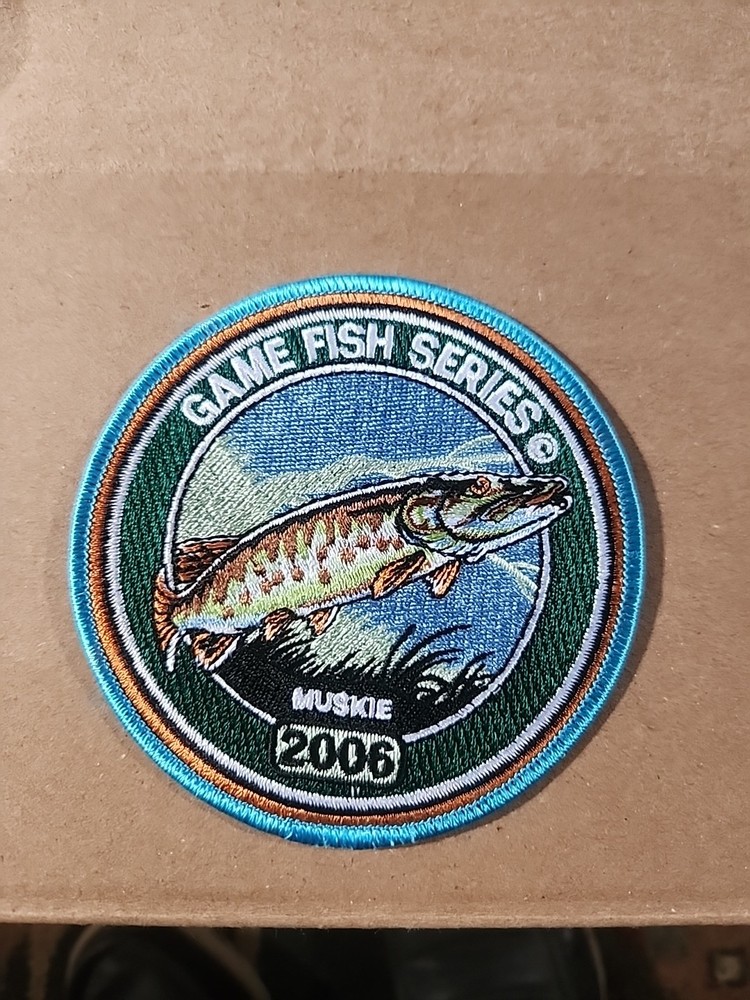 4" 2006 Muskie Game Fish Series Patch