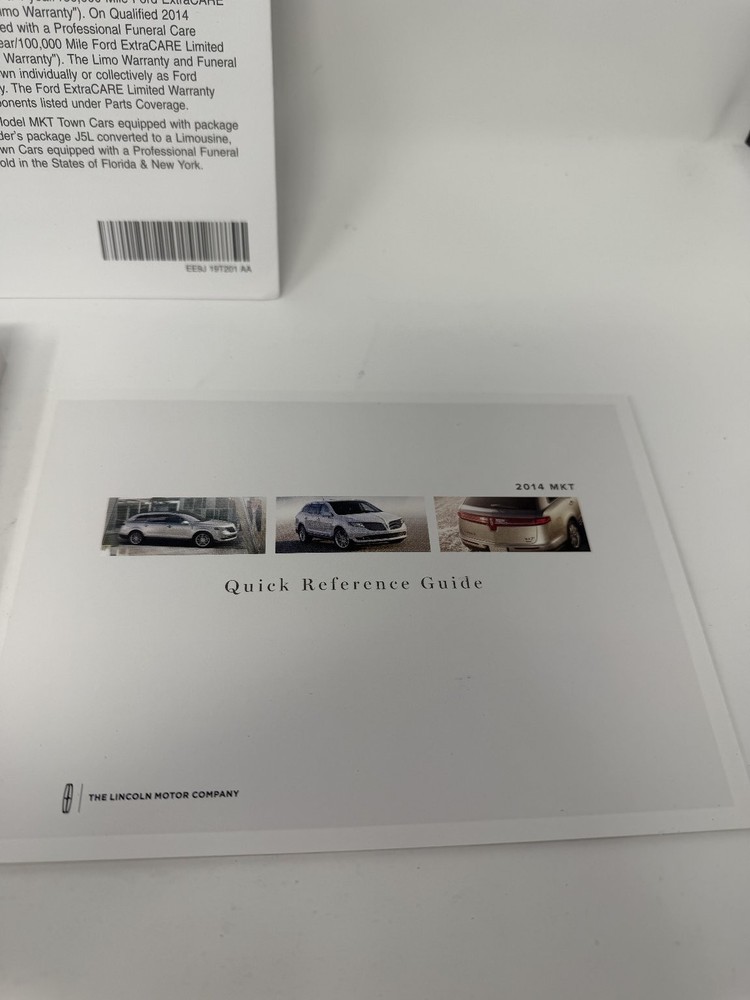 2014 Lincoln MKT Owners Manual OEM Complete Set