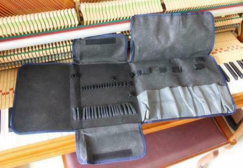 1 pcs Piano tuning tool bag, A flat pack that can hold 39 tools