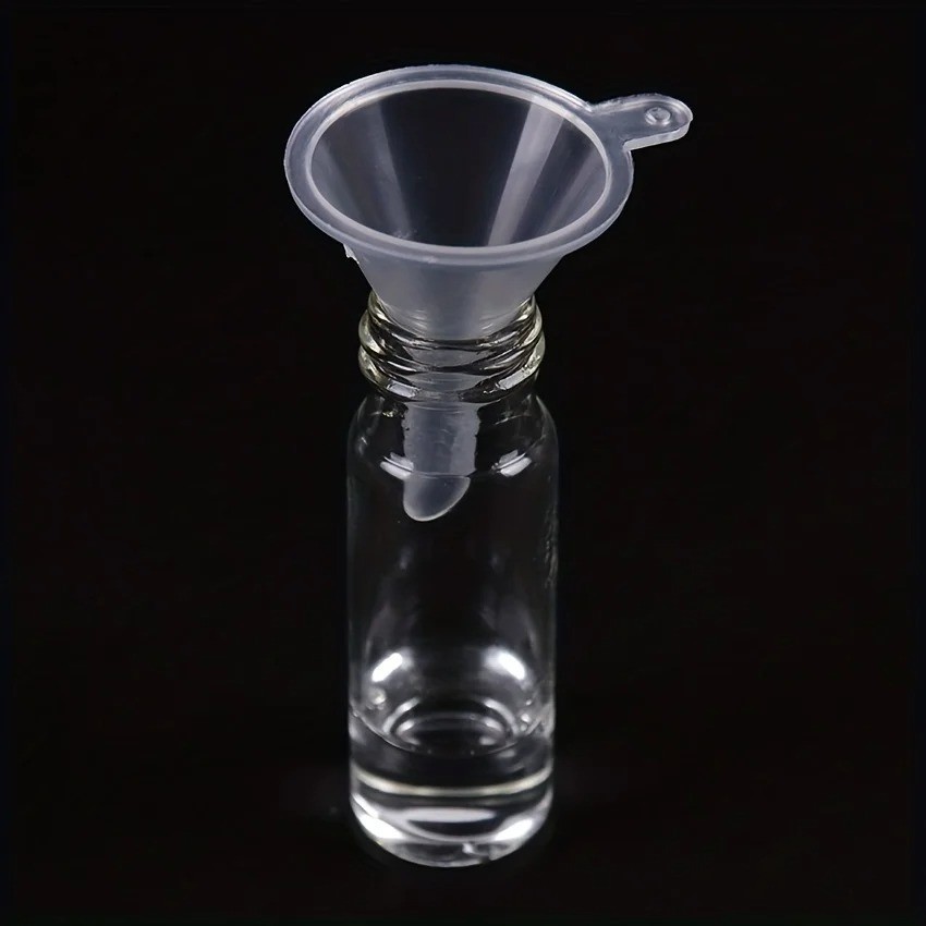10pcs Small Plastic For Perfume Diffuser Bottle Mini Liquid Oil Funnels Lab US