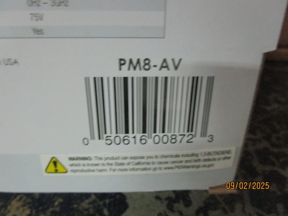 Panamax PM8-AV Power Conditioner New
