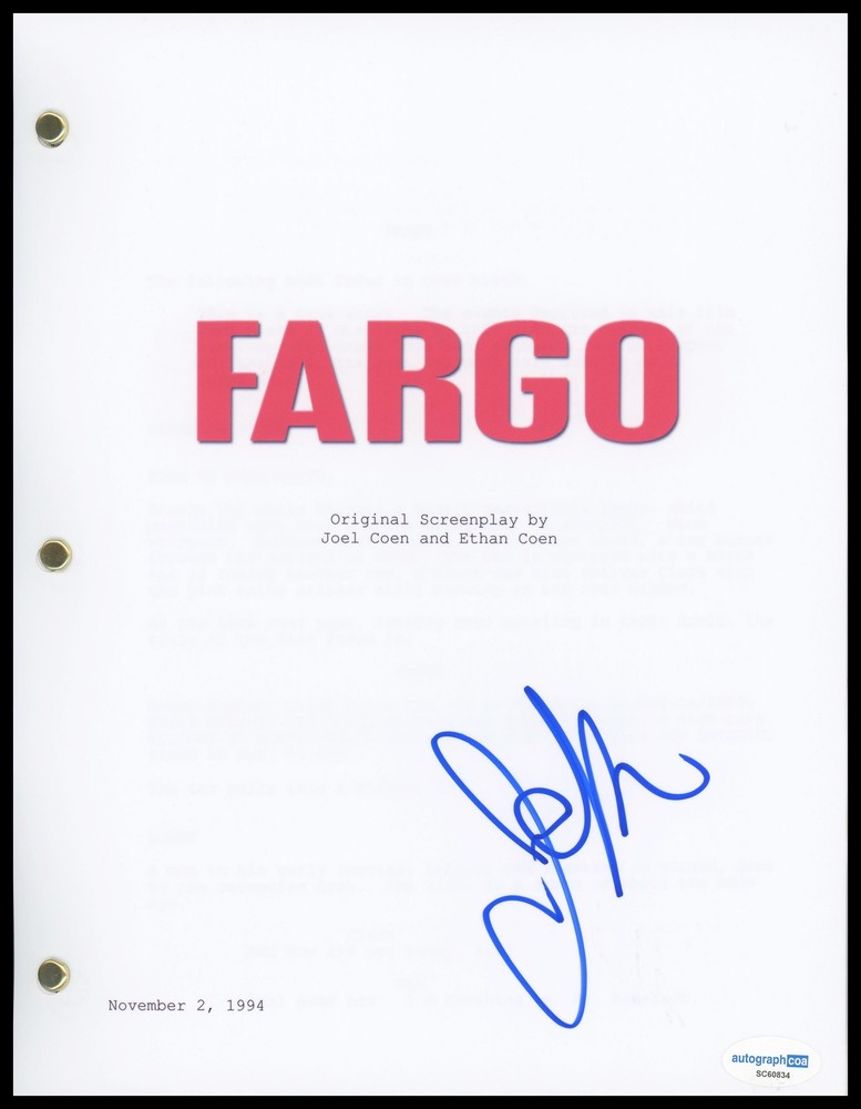 John Carroll Lynch "Fargo" AUTOGRAPH Signed 'Norm Gunderson' Script Screenplay