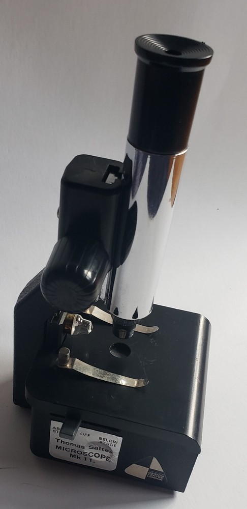 1970s Vintage Microscope Thomas Salter Lab 1